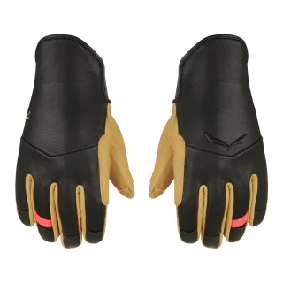 SALEWA - Ortles Merino Leather Handschuhe Damen - Schwarz (Gr.5/XS)