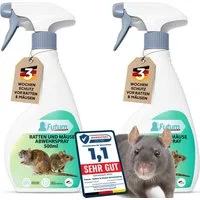 FUTUM Vergrämungsmittel Ratten & Mäuse Abwehrspray, 1 l, Präventiver Schutz, Vielseitig einsetzbar, Wirtschaftlich