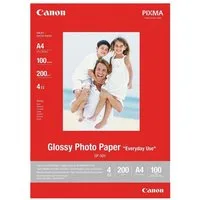 Canon Fotopapier Glossy Photo Paper, Format A4, glänzend, 200 g/m², 100 Blatt