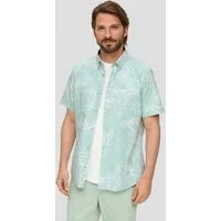 s.Oliver Kurzarmhemd Hemd Kurzarmhemd mit Button-Down-Kragen