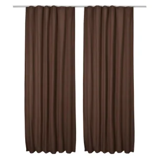 Beautissu Vorhang, Braun, Textil, 140x245x1 cm, Wohntextilien, Gardinen & Vorhänge, Fertiggardinen, Fertiggardinen