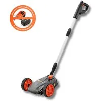 FUXTEC Akkurasenmäher FX-E1RMEH20, 20 cm Schnittbreite, Ohne Akku, Kugelkopfsteuerung, Schnitthöheneinstellung