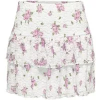 ONLY Minirock ONLSAGA LACE MINI SKIRT Materialmix