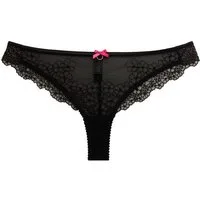 La Muel Lingerie Brasilslip mit Wow-Effekt und Regenbogen Stickerei Push-up Effekt