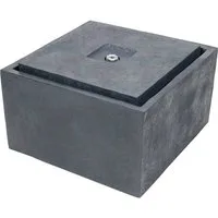 Ubbink Wasserspiel Sonora II, 51 cm Breite, Wasserbecken BxT: 51x51 cm, (Komplett-Set), Stylish