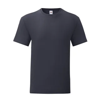 Fruit of the Loom - "Iconic" T-Shirt für Herren/Damen Unisex (Marineblau)