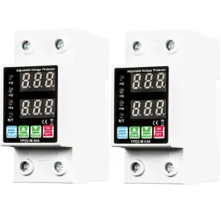 40A 63A Rated Current Automatic Reclosing Protector with Overvoltage Undervoltage Overcurrent Protection Real-Time Dual