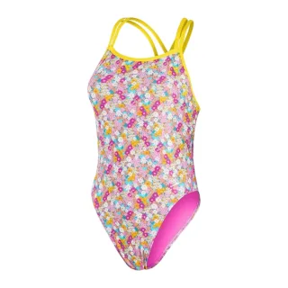 Speedo - Badeanzug für Mädchen (Gelb/Pink)