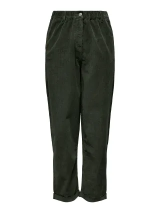 ONLY - ONLFLORA MW ELA CORD CAROT PANT PNT NOOS Rosin - Gr. - 32