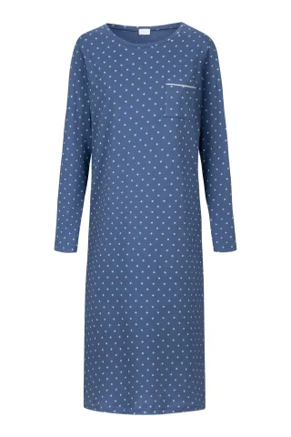 Mey - Nachthemd langarm midnight dust - Gr. - 40