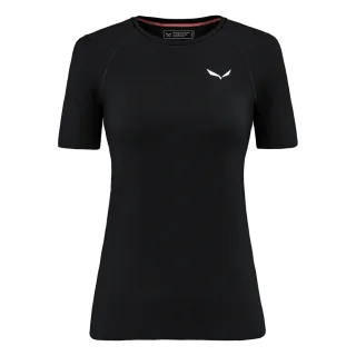 SALEWA - Cristallo Warm Alpine Merino Responsive Kurzarm Baselayer Damen - Schwarz (Gr.34)
