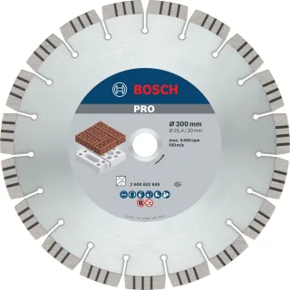 Bosch PRO Diamanttrennscheibe Best for Abrasive, 300/350/400/450 - 2608602685