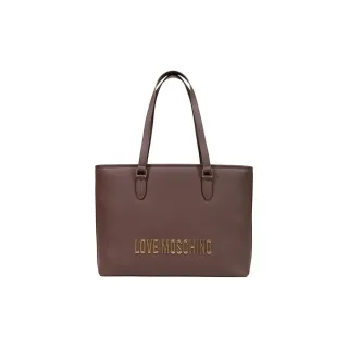 Love Moschino Braune Polyethylen-Handtasche
