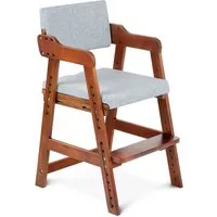 OUNUO Esszimmerstuhl Holz Stuh Lehnstuhl Küchenstuhl mit Armlehne für Wohnzimmer/Esszimmer