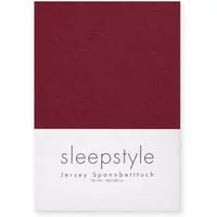 Sleepstyle Spannbettlaken SleepStyle, Jersey, Gummizug: rundum, (1 Stück), 100% Baumwolle