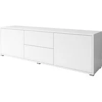 MIRJAN24 TV-Schrank Gesita 2D2SZ (mit 2 Schubladen und 2 Türen) Griffloses Öffnungssystem