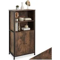 tectake Highboard Kommode Doncaster 60x38x125cm, Industrial Style