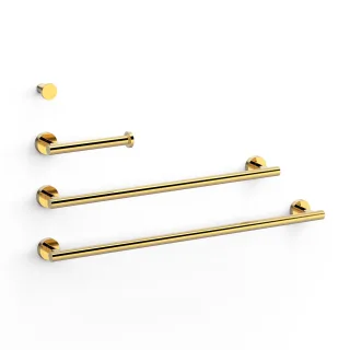 Tres Set bestehend aus 2 Handtuchhaltern + 1 Papierhalter ohne Deckel + 1 Haken , 09598102OR 09598102OR