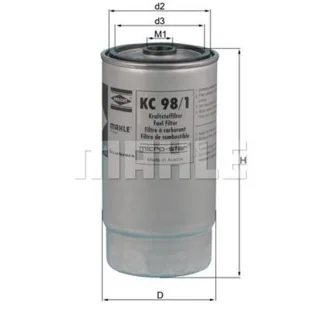 Mahle Kraftstofffilter BMW 7er E38
