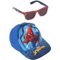 Spiderman Baseball Cap Spider-Man Cap mit Sonnenbrille Set Kinder UV Schutz