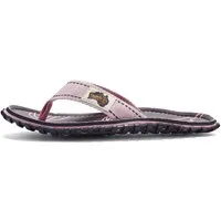 Gumbies Zehensandalen Original Flip Flops Palm Leaf Pink rosa/braun Damen Badeschuh