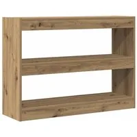 vidaXL Bücherregal Bücherregal 2 Ebenen 100 x 30 x 72 cm Holzwerkstoff, 1-tlg.