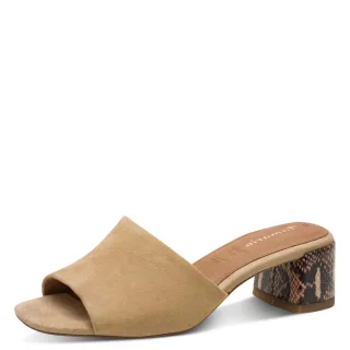 Tamaris - Da.-Pantolette tan comb - Gr. - 40