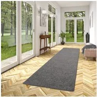 Snapstyle Veloursteppich Hochflor Velours Teppich Läufer Mona, Rechteckig, Höhe: 16 mm