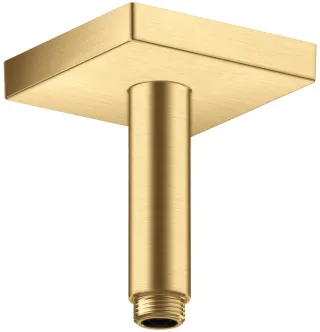 Hansgrohe Decken-Anschlussstück Axor DN15 100mm eckig, brushed gold optic, 26437250 26437250