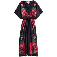 B by Ted Baker Strandkleid B by Ted Baker Kaftankleid aus Viskose-Leinenmix (1-tlg)