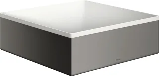 Hansgrohe Aufsatzwaschtisch AXOR Suite Basins&Bathtubs 285x285mm o.Hl.Ül weiss/polished black chrome 42002330