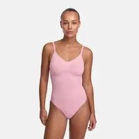 cfab (creamy fabrics) Shaping-Body Bodysuit Sculpting Shapewear mit String-Candy Pink-5XL (1-tlg)