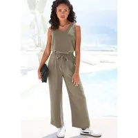 Vivance Schlupfhose mit weitem Bein und bequemer Passform (mit Gürtel) mit elastischem Bund, luftige Sommerhose, Basic