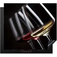 MuchoWow Herd-Abdeckplatte Weinglas - Wein - Alkohol, Vinyl, (1 tlg), Ceranfeldabdeckung Küche, Herdabdeckplatte Einteilig, 59x51 cm