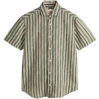 Next Kurzarmhemd Signature Regular Fit Kurzarmhemd mit Streifen (1-tlg)