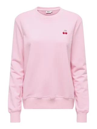 ONLY - Sweat - ONLADELLE rot - Gr. - S