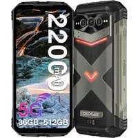 DOOGEE VMAX Plus 5G Outdoor Handy, 22000mAh, 512GB, 200MP Kamera Smartphone (6.58 Zoll, 512 GB Speicherplatz, 200 MP Kamera, 6,58" FHD+ 120Hz, Android 14, Night Vision, NFC, Dual SIM, IP69K)