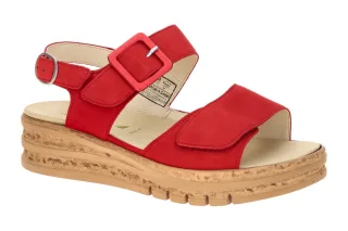 Waldl?ufer 677001 K-ARLENE Damen Sandale rot firmino Luftpolstersohle