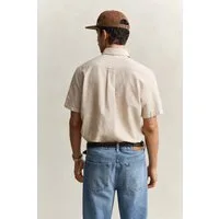 Gant Kurzarmhemd REG COTTON LINEN SS SHIRT