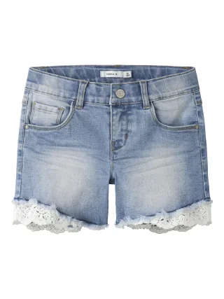 NAME IT - NKFSALLI SLIM DNM SHORTS 5372-HA NOOS Medium Blue Denim - Gr. - 140