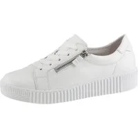 Gabor Plateausneaker, Freizeitschuh, Halbschuh, Schnürschuh mit zwei Reißverschlüssen