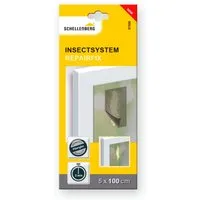 SCHELLENBERG Reparatur-Set Fiberglas-Pflaster für Insektenschutz Fliegengitter, zur Reparatur von defektem Fiberglasgewebe