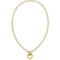 Tommy Hilfiger Kette mit Anhänger TOGGLE HEART, mit Emaille