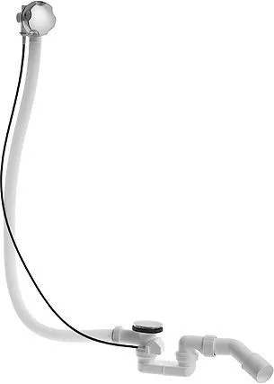 Duravit D-Code Ab- und Überlaufgarnitur Chrom 400x80x400 mm - 790226000001000 790226000001000