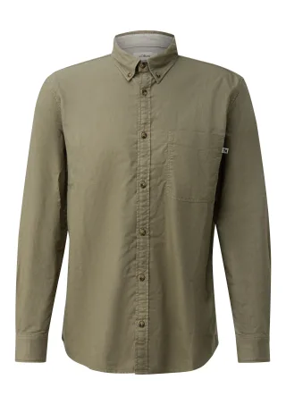 s.Oliver - Hemd olive - Gr. - M