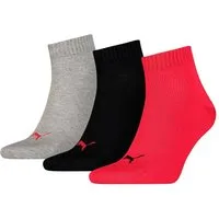 PUMA Kurzsocken PUMA UNISEX QUARTER PLAIN 3P