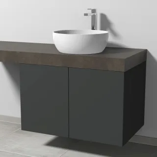Sanipa Waschtischunterbau mit Türen 2morrow P33631B