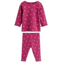 Next Langarmshirt & Hose Baby-Rippstrickoberteil und Leggings im 2er-Set (2-tlg)