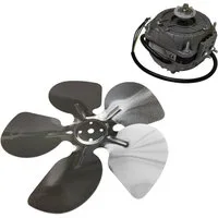 VIOKS Montagezubehör Kühlschrank Ventilator universal 5 Watt 230 Volt mit Haltebügel, Flügel für Kühlschrank