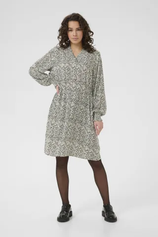 Kleid KAmiriam A-shape black white